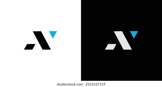Diseño moderno y profesional del logotipo de N 