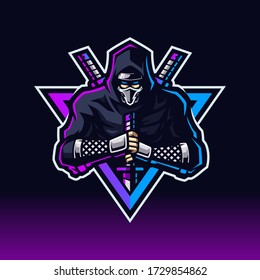 Modern professional Ninja mascot logo