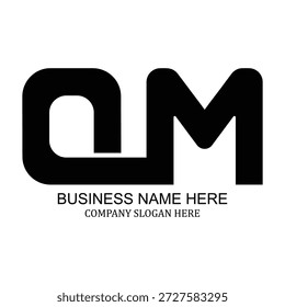 Modern professional OM logo design for businesses and startups, unique OM branding, creative OM identity, versatile OM icon, minimalist flat and vector logo inspiration, perfect for corporate and brand identity