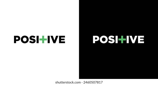 Modern and professional positive logo design