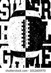 modern professional poster american football and rugby game