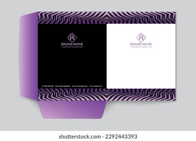 Modern professional presentation folder design