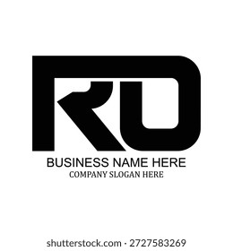 Modern professional RO logo design for businesses and startups, unique RO branding, creative RO identity, versatile RO icon, minimalist flat and vector logo inspiration, perfect for corporate and brand identity
