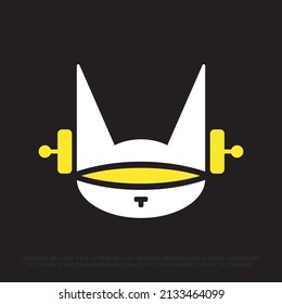 Conjunto moderno y profesional de iconos con la imagen del gato