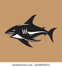 Modern professional sharks logo for a club or sport team