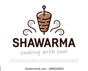 Modern Professional Shawarma Logo In Restaurant Industry 