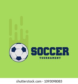Modern Professional Sports Badge Logo - Lightning Soccer Cup and Tournament