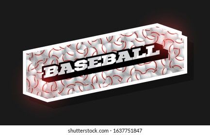 Modern professional Typography baseball sport retro style vector emblem and template logo design. Funny greetings for clothes, card, badge, icon, postcard, banner, tag, stickers, print.