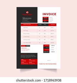 Modern & Professional Vector Business Invoice Template