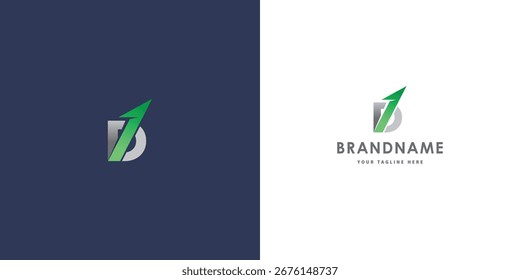 Diseño moderno de logotipo de Vector profesional con letra D. Símbolo de marca limpio y versátil perfecto para empresas, empresas emergentes, identidad corporativa y marca personal. Vector editable y escalable