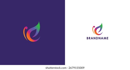 Moderno diseño de logotipo de Vector profesional con letra E. Símbolo de marca limpio y versátil perfecto para empresas, empresas emergentes, identidad corporativa y marca personal. Vector editable y escalable