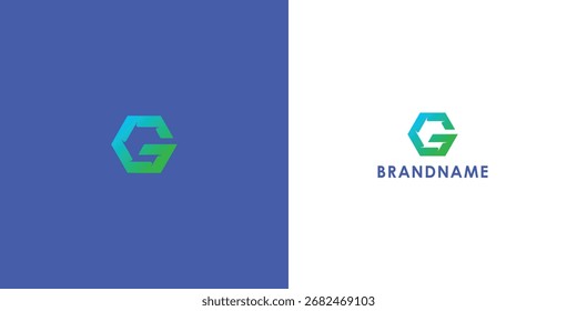 Diseño moderno de logotipo de Vector profesional con letra G. Símbolo de marca limpio y versátil perfecto para empresas, empresas emergentes, identidad corporativa y marca personal. Vector editable y escalable