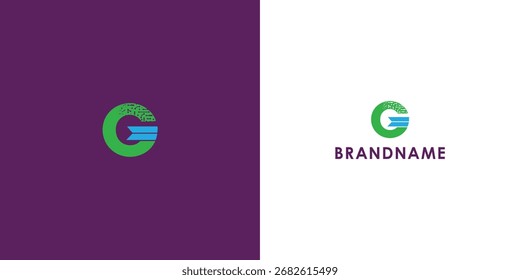 Diseño moderno de logotipo de Vector profesional con letra G. Símbolo de marca limpio y versátil perfecto para empresas, empresas emergentes, identidad corporativa y marca personal. Vector editable y escalable