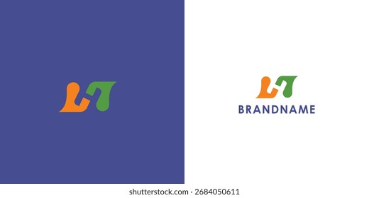 Modern professional vector logo design featuring letter H. Clean and versatile branding symbol perfect for businesses, start-ups, corporate identity and personal branding. Editable and scalable vector