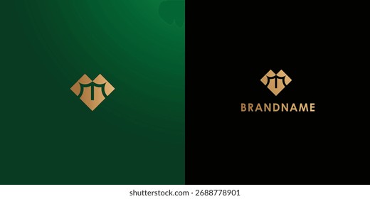 Modern professional vector logo design featuring letter M. Clean and versatile branding symbol perfect for businesses, start-ups, corporate identity and personal branding. Editable and scalable vector