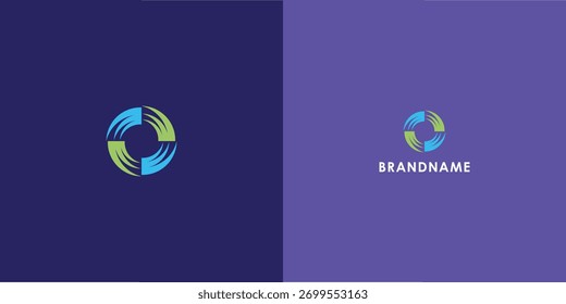 Modern professional vector logo design featuring letter O. Modern branding symbol perfect for businesses, start-ups, Brand identity and personal branding. Vector design template.