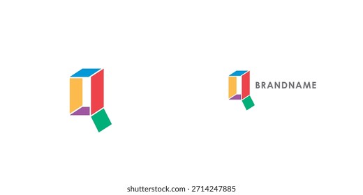 Modernes professionelles Vektorlogo-Design mit dem Buchstaben Q. Modernes Branding-Symbol, perfekt für Unternehmen, Start-ups, Markenidentität und persönliches Branding. Vorlage für Vektordesign.

