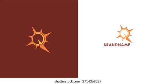 Modernes professionelles Vektorlogo-Design mit dem Buchstaben Q. Modernes Branding-Symbol, perfekt für Unternehmen, Start-ups, Markenidentität und persönliches Branding. Vorlage für Vektordesign.

