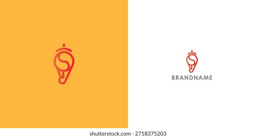 Modern professional vector logo design featuring letter S. Modern branding symbol perfect for businesses, start-ups, Brand identity and personal branding. Vector design template.

