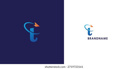 Diseño de logotipo de Vector profesional moderno con letra T. Símbolo de marca moderno perfecto para empresas, empresas emergentes, identidad de marca y marca personal. Plantilla de diseño de Vector.

