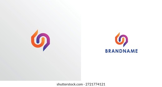 Modernes professionelles Vektorlogo-Design mit Buchstabe U. Modernes Branding-Symbol, perfekt für Unternehmen, Start-ups, Markenidentität und persönliches Branding. Vorlage für Vektordesign.