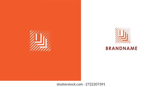 Modern professional vector logo design featuring letter U. Modern branding symbol perfect for businesses, start-ups, Brand identity and personal branding. Vector design template.