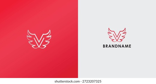 Diseño de logotipo de Vector profesional moderno con letra V. Símbolo de marca moderno perfecto para empresas, empresas emergentes, identidad de marca y marca personal. Plantilla de diseño de Vector.

