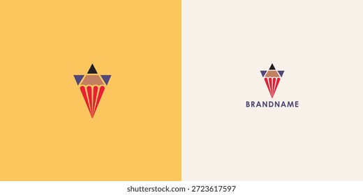 Diseño de logotipo de Vector profesional moderno con letra V. Símbolo de marca moderno perfecto para empresas, empresas emergentes, identidad de marca o marca personal. Plantilla de diseño de Vector.