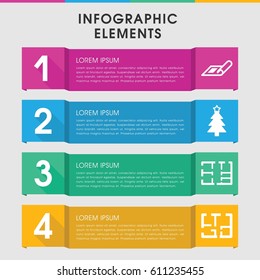 Modern project infographic template. infographic design with project icons includes plan. can be used for presentation, diagram, annual report, web design. 