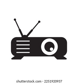 Modern projector machine. icon vector illustration design