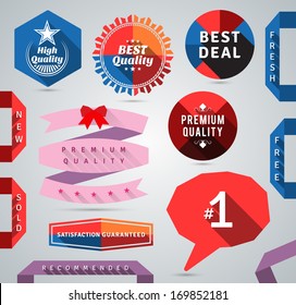 Modern promo design elements. EPS10.