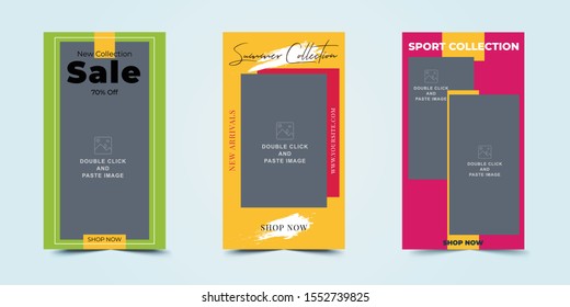 Modern promotion advertisement design. Web banner fashion sale promotion and digital marketing for signage, social media mobile apps. Elegant sale and discount promo online shopping business. Email ad