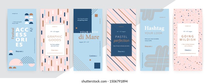 Modern promotion rectangular web banner for social media mobile apps. Elegant sale and discount promo backgrounds with abstract pattern. Email ad newsletter layouts.