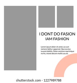 Modern promotion square web banner for social media mobile apps