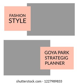 Modern promotion square web banner for social media mobile apps
