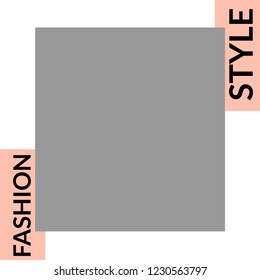 Modern promotion square web banner for social media mobile apps. Elegant sale and discount promo backgrounds with abstract pattern. Email ad newsletter layouts.