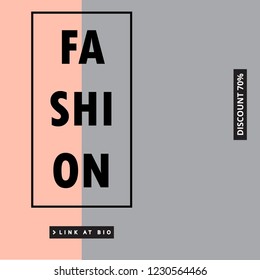 Modern promotion square web banner for social media mobile apps. Elegant sale and discount promo backgrounds with abstract pattern. Email ad newsletter layouts.