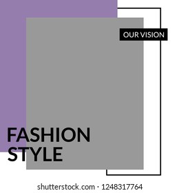 Modern promotion square web banner for social media mobile apps
