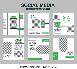 Modern promotion square web banner for social media. modern banner designs