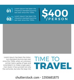 Modern promotion square web banner for social media mobile apps