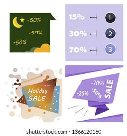 Modern promotion square web banner for social media mobile apps. Elegant sale and discount promo backgrounds with abstract pattern.