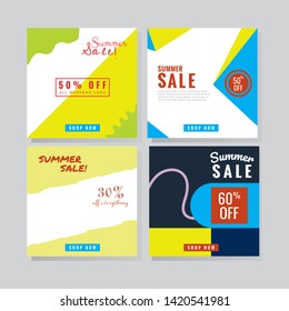 Modern promotion square web banner for social media. modern banner designs.