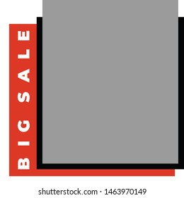 Modern promotion square web banner for social media mobile apps