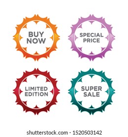 Modern promotion square web banner for social media mobile apps. Elegant sale and discount promo backgrounds with abstract pattern. Email ad newsletter layouts.