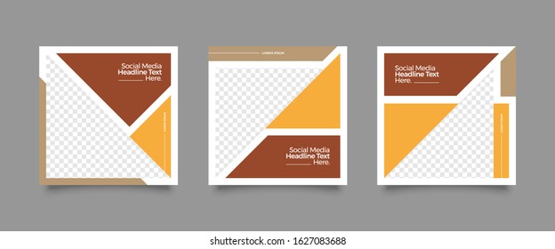 Modern promotion square web banner for social media mobile apps. Elegant sale and discount promo backgrounds for digital marketing	