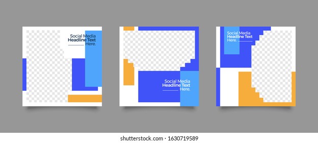 Modern promotion square web banner for social media Post template. Elegant sale and discount promo backgrounds for digital marketing	
