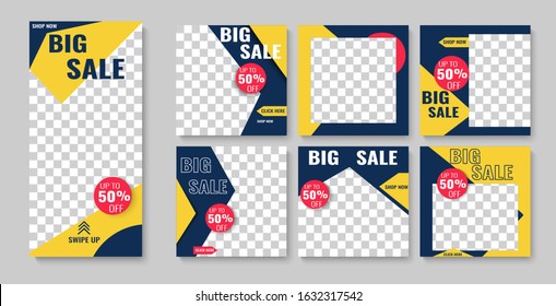 	
Modern promotion square web banner for social media mobile apps. Easily.Promotional web banner for social media. Elegant sale and discount promo - Vector.