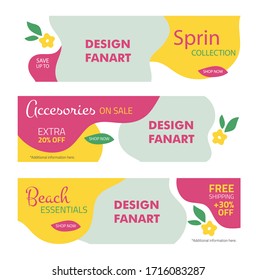 Modern promotion square web banner for social media mobile apps. Elegant sale and discount promo backgrounds. Price tags, stickers, badges, posters. Vector illustration.