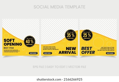 Modern promotion square web banner for story mobile apps. best for social media website brochure flyer story post and more.