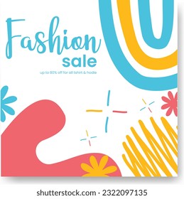 Modernes Promotion Square Web Banner für Social Media Mobile Apps. Elegante Hintergründe für Verkauf und Rabatt mit abstraktem Muster. E-Mail- und Newsletter-Layouts.